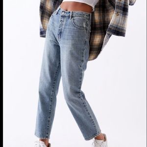 PACSUN HIGH WAISTED STRAIGHT LEG JEANS